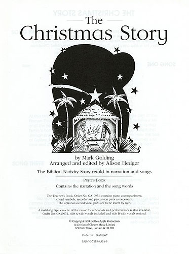 GA10967 The Christmas Story Words Book - KS1 & 2