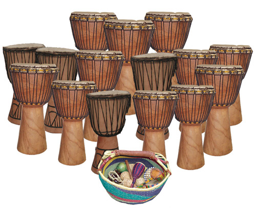 ADP15 African Drumming Pack - 15 players