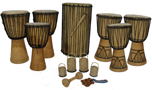 ADP7 African Drumming Pack - 7 players