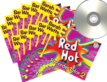 3612333 Red Hot Recorder Tutor 2 - Descant Pupils Pack of 10