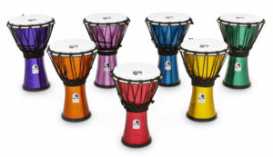 Toca Freestyle Coloursound Djembes - Pack of 7