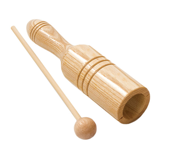 LM254 Single wooden Agogo with Beater